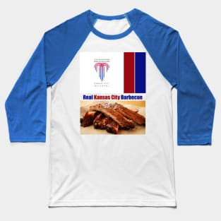 Real Kansas City Barbecue Baseball T-Shirt